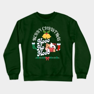 Merry Christmas HO HO HO Santa Cat Crewneck Sweatshirt